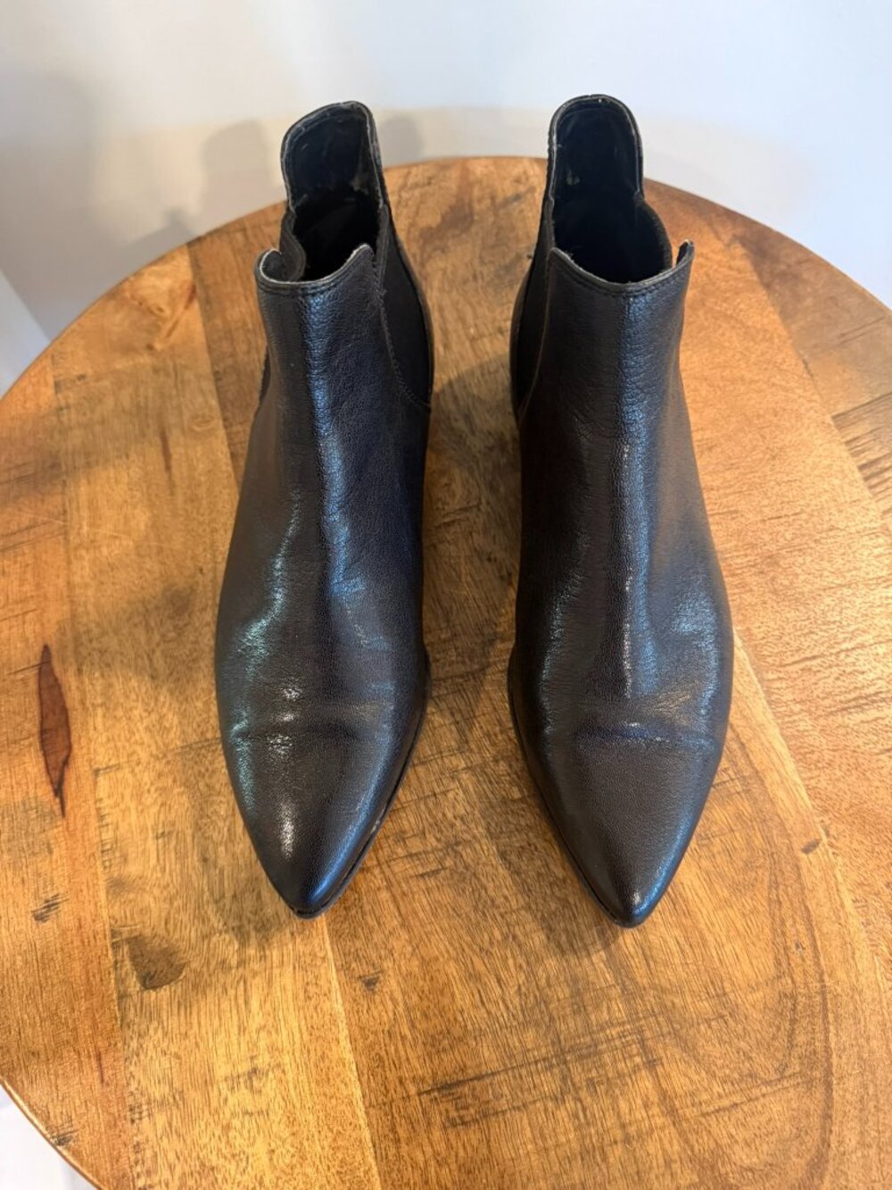 Cole Haan Hara Bootie Black Leather Chelsea Ankle Boots Women's 8B